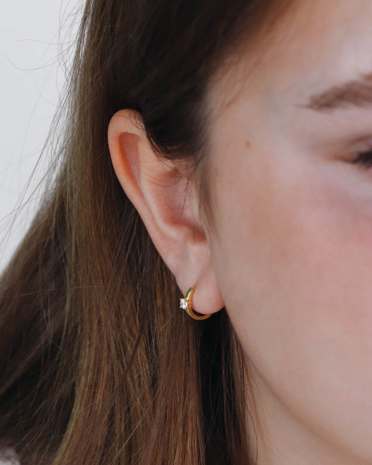 18K Gold Vermeil Hoops