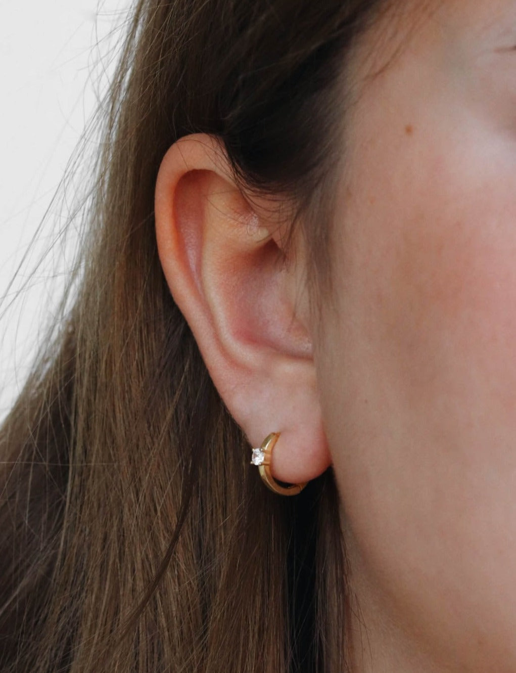 18K Gold Vermeil Hoops