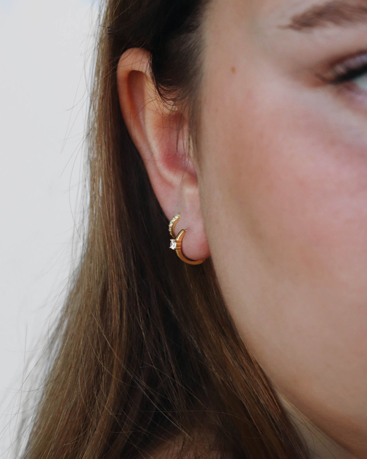 18K Gold Vermeil Hoops