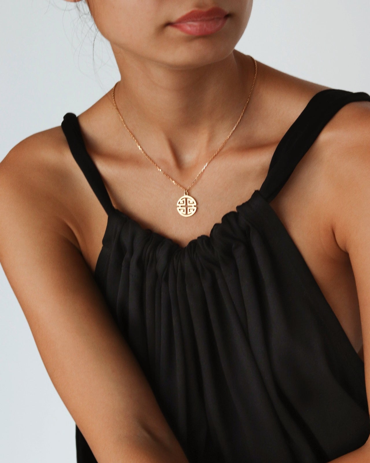 18K Vermeil Roman Coin Necklace