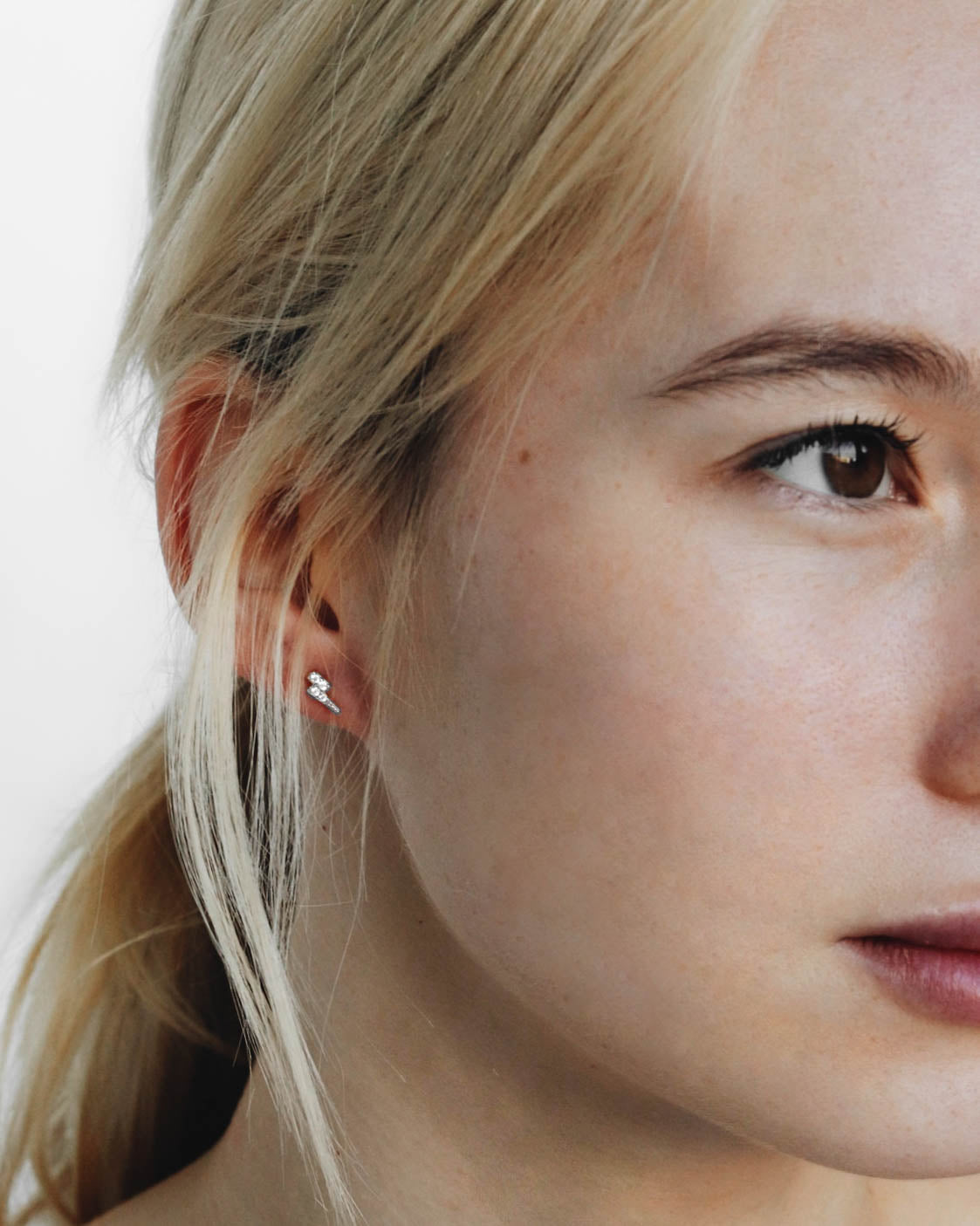 925 Silver - Lightning Studs