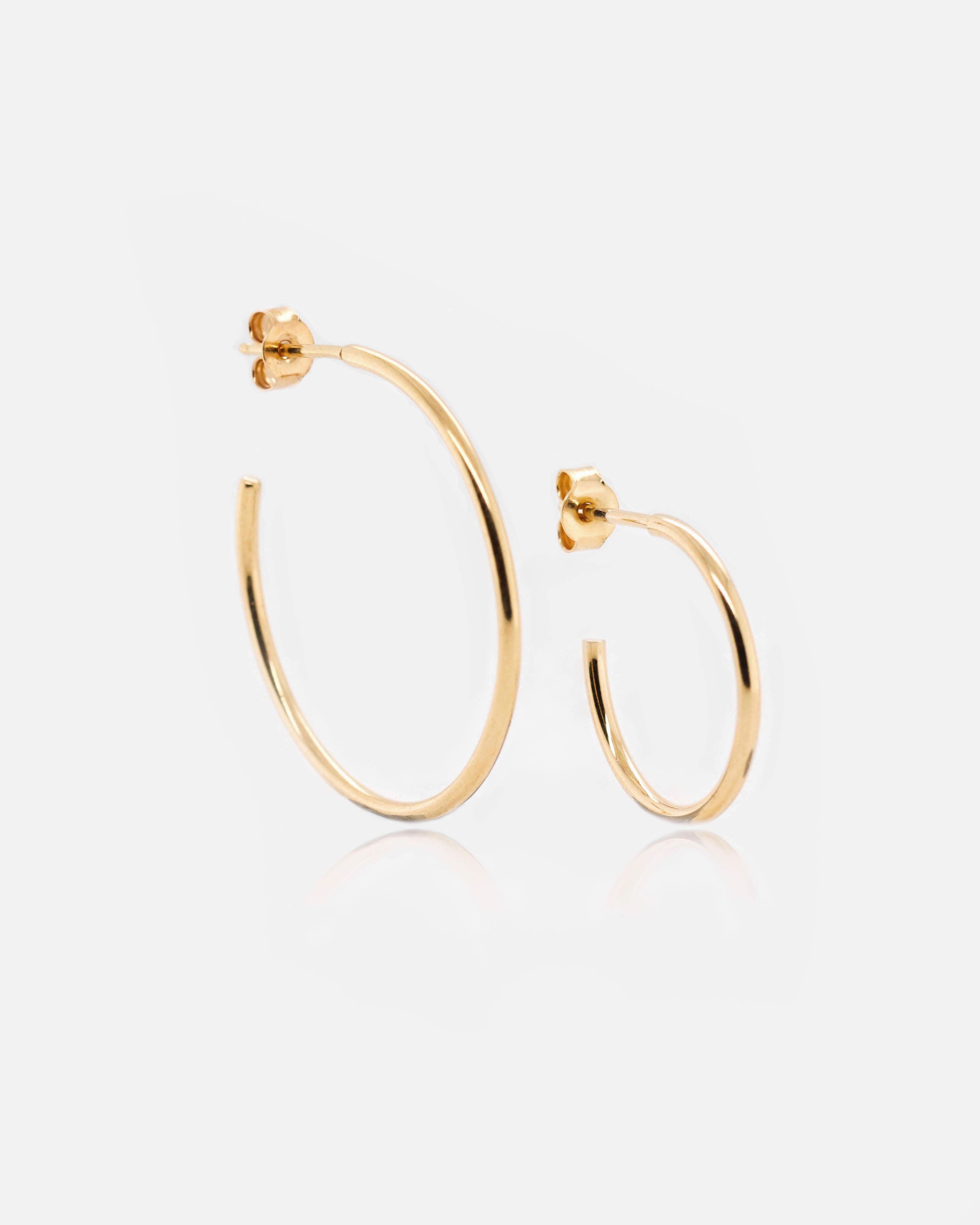 18K Vermeil Hoops