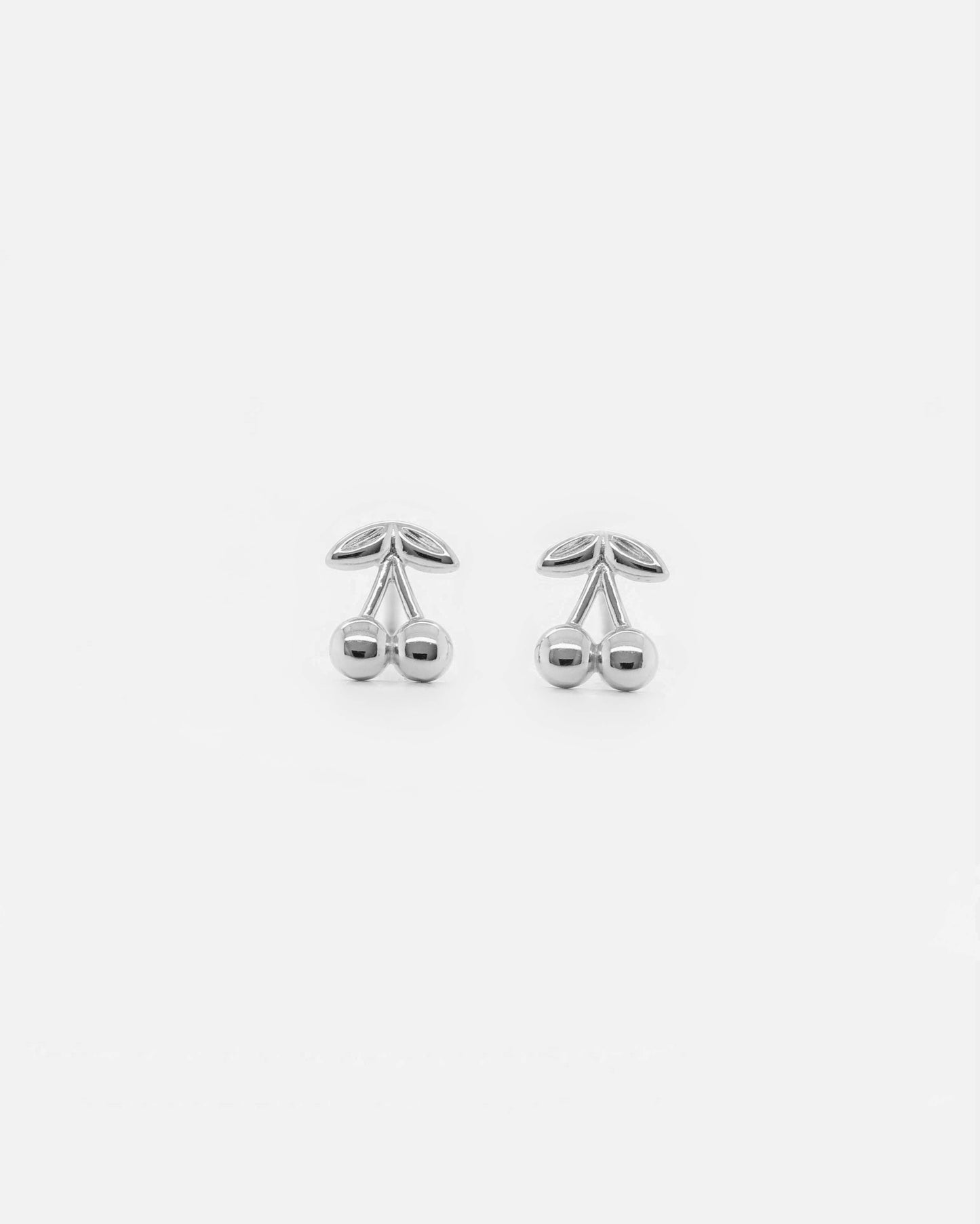 925 Silver - Cherry Studs