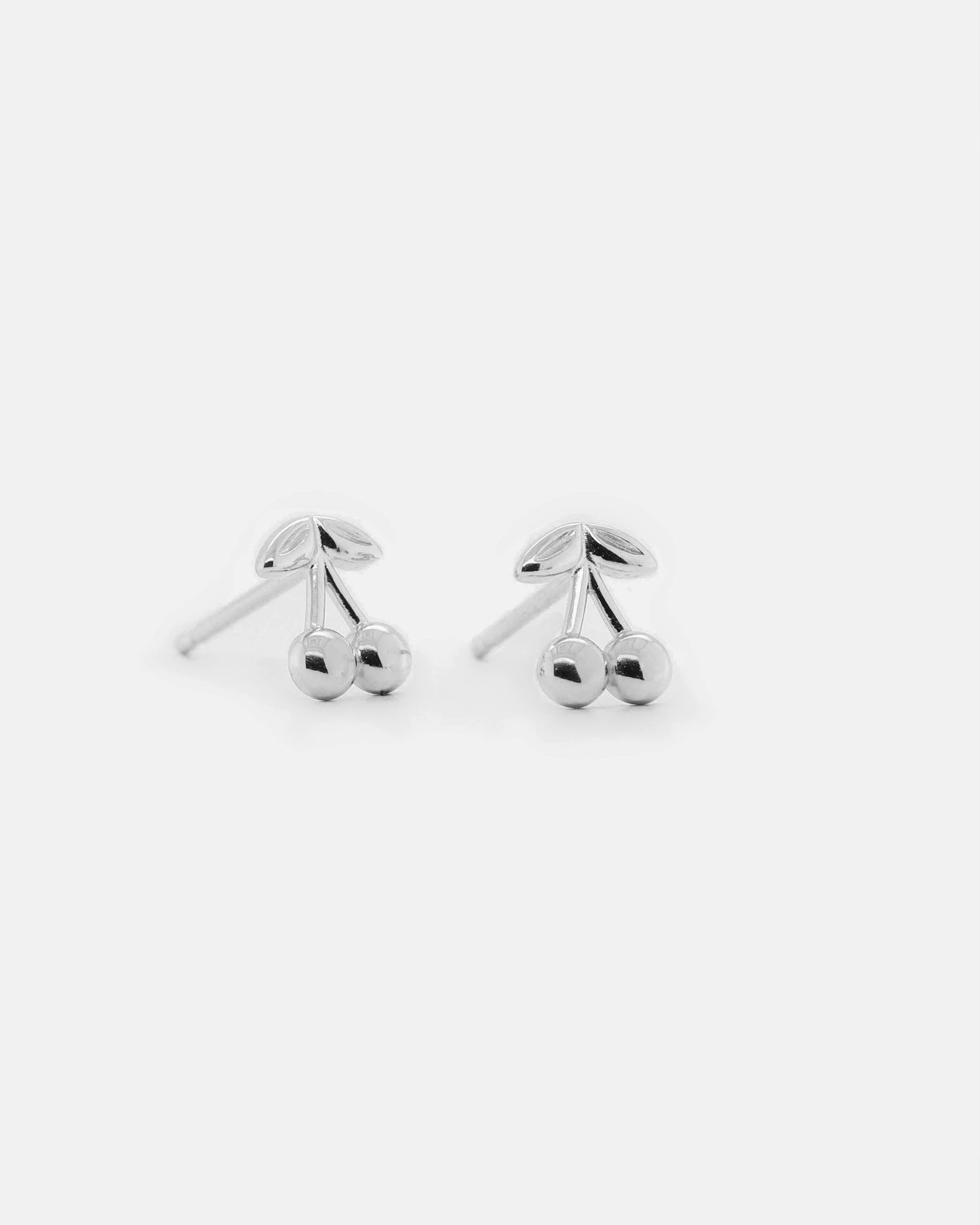 925 Silver - Cherry Studs