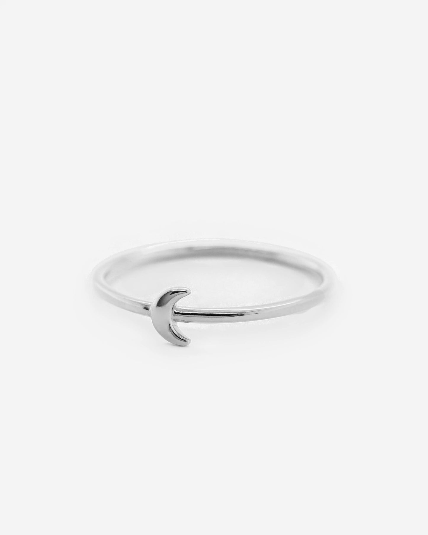 925 Silver Moon Ring