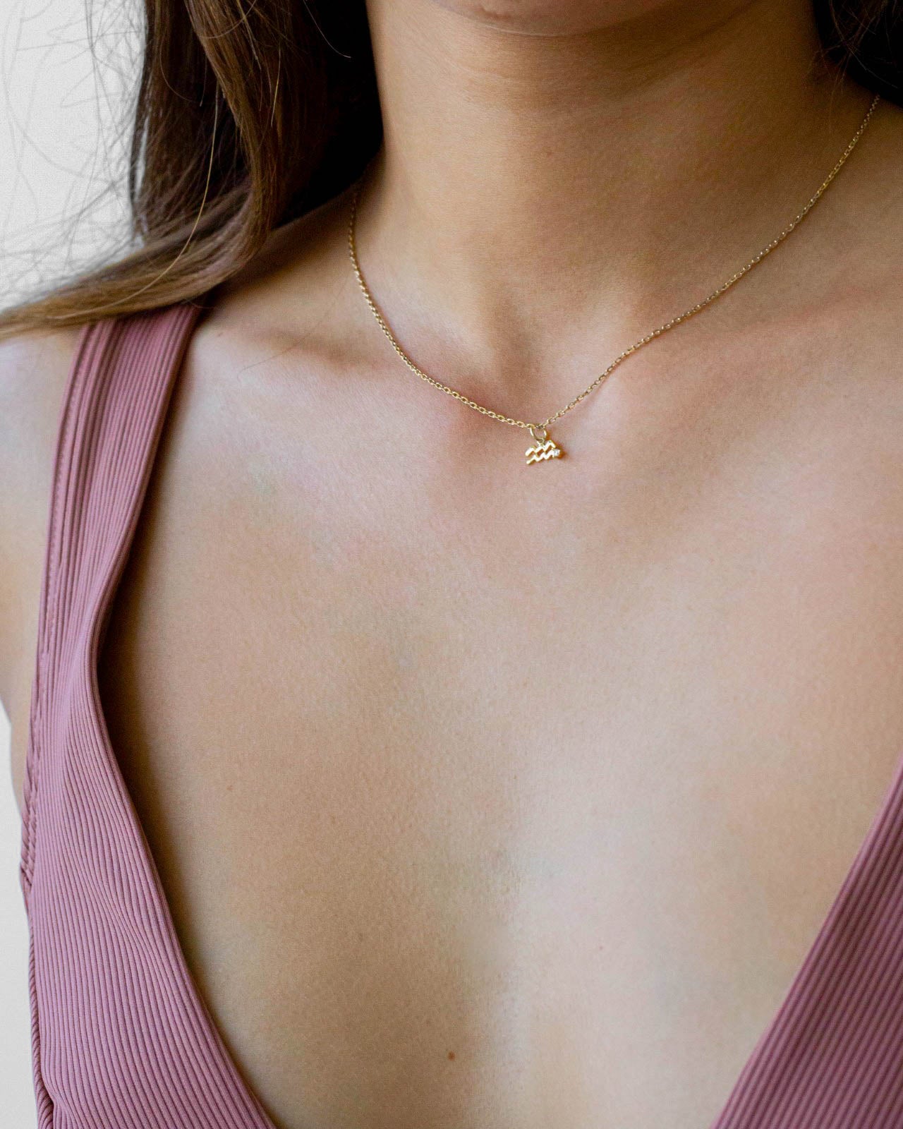 AQUARIUS - 18K Vermeil Necklace