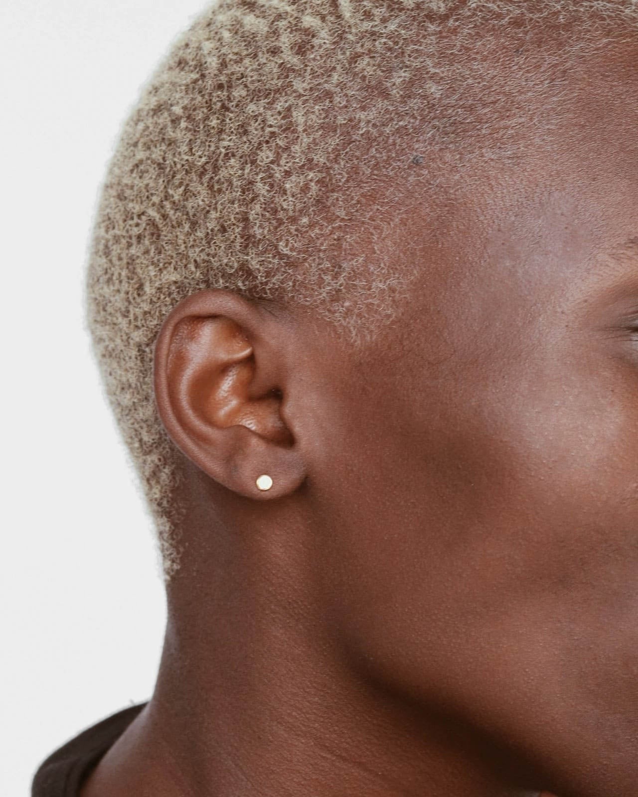 18K Vermeil Disc Studs