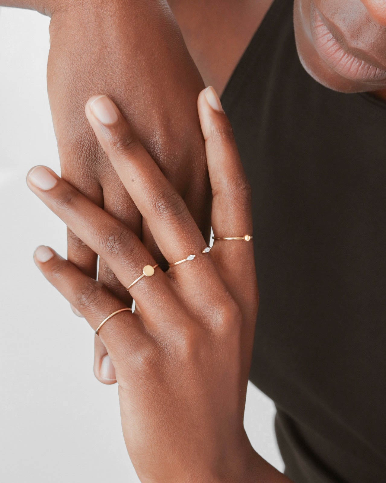 18K Vermeil Disc Ring