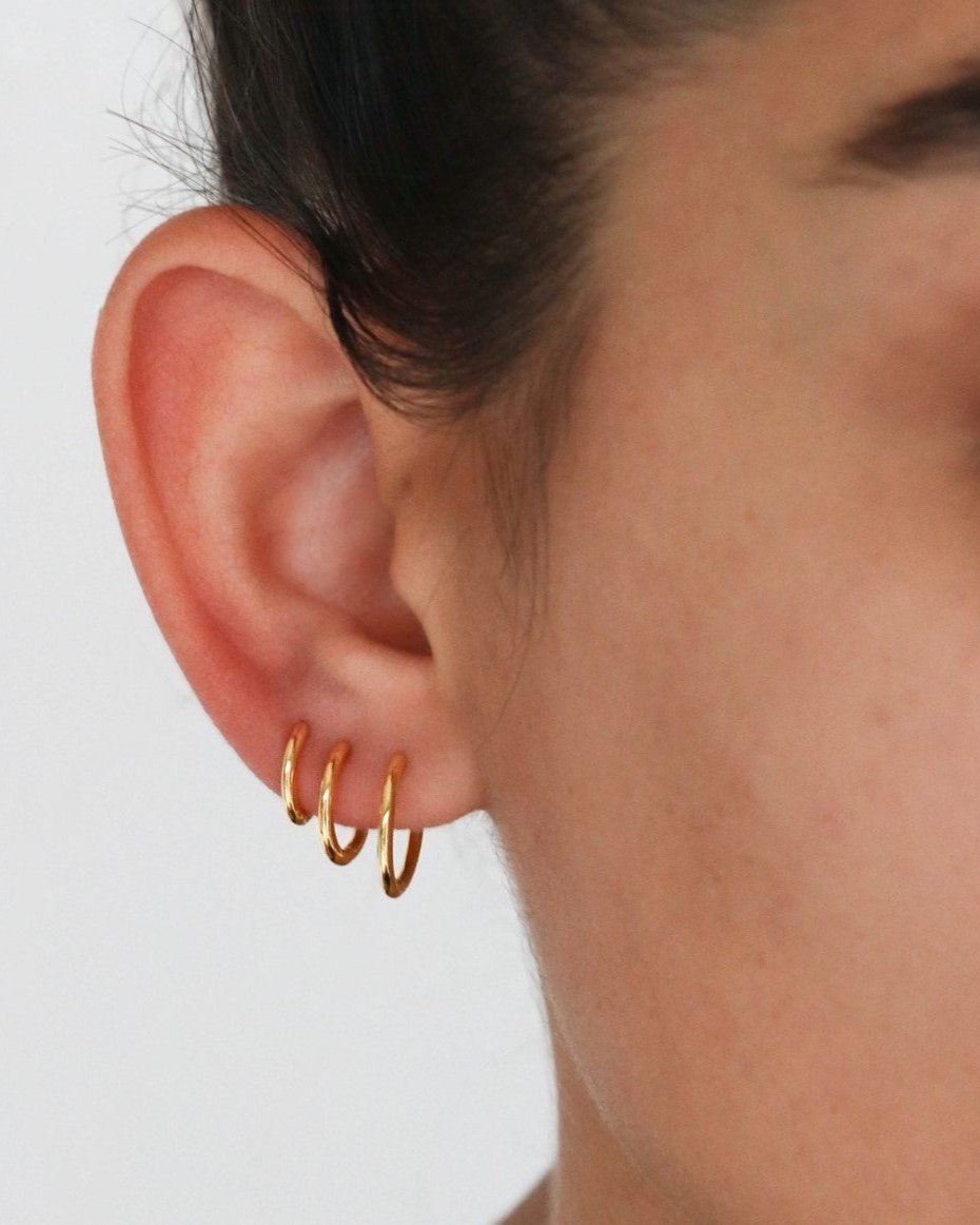 18K Vermeil Hoops