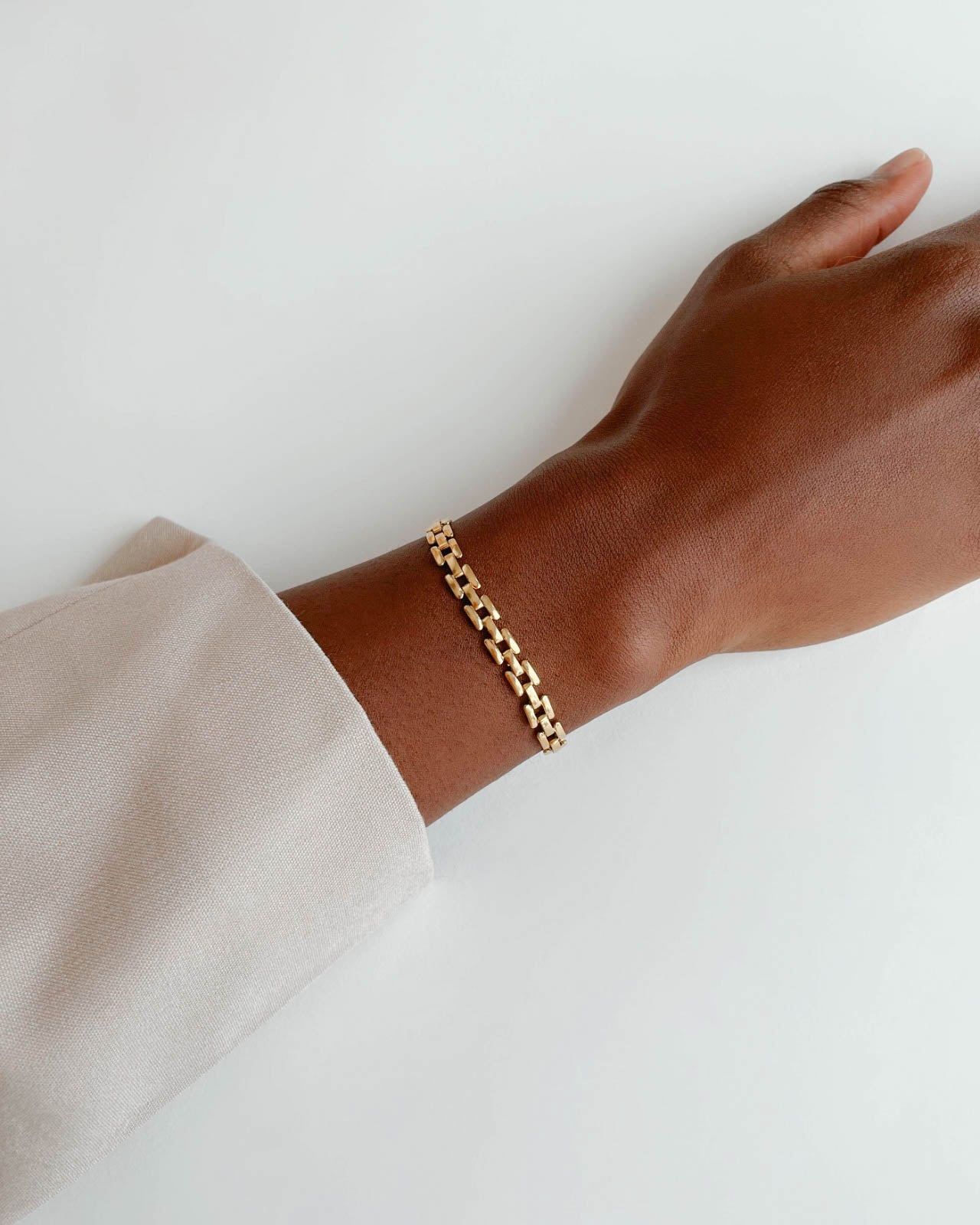 18K Gold Link Bracelet