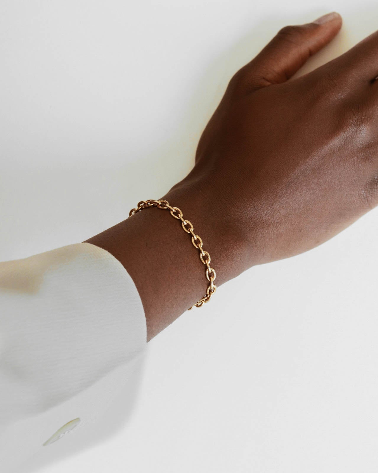 18K Gold Link Bracelet