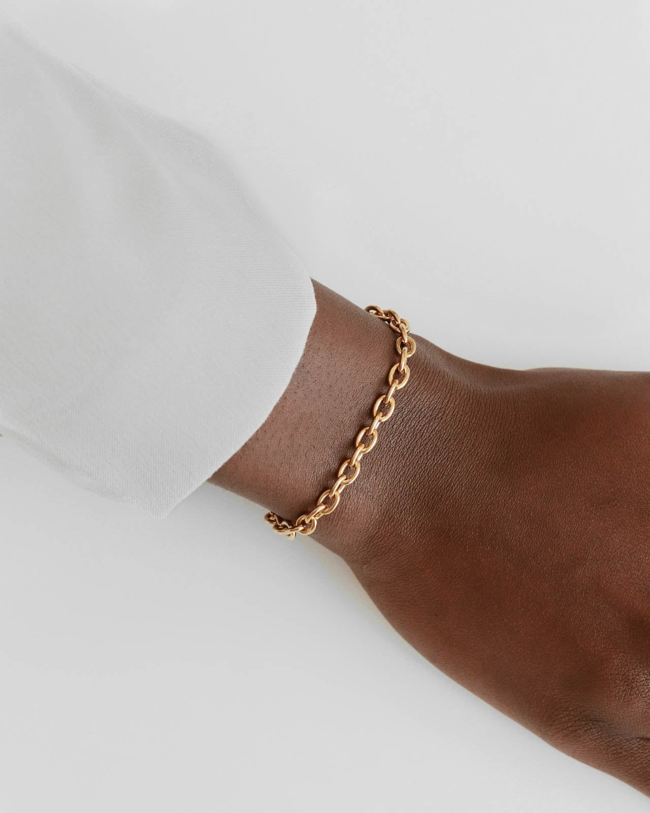 18K Gold Link Bracelet