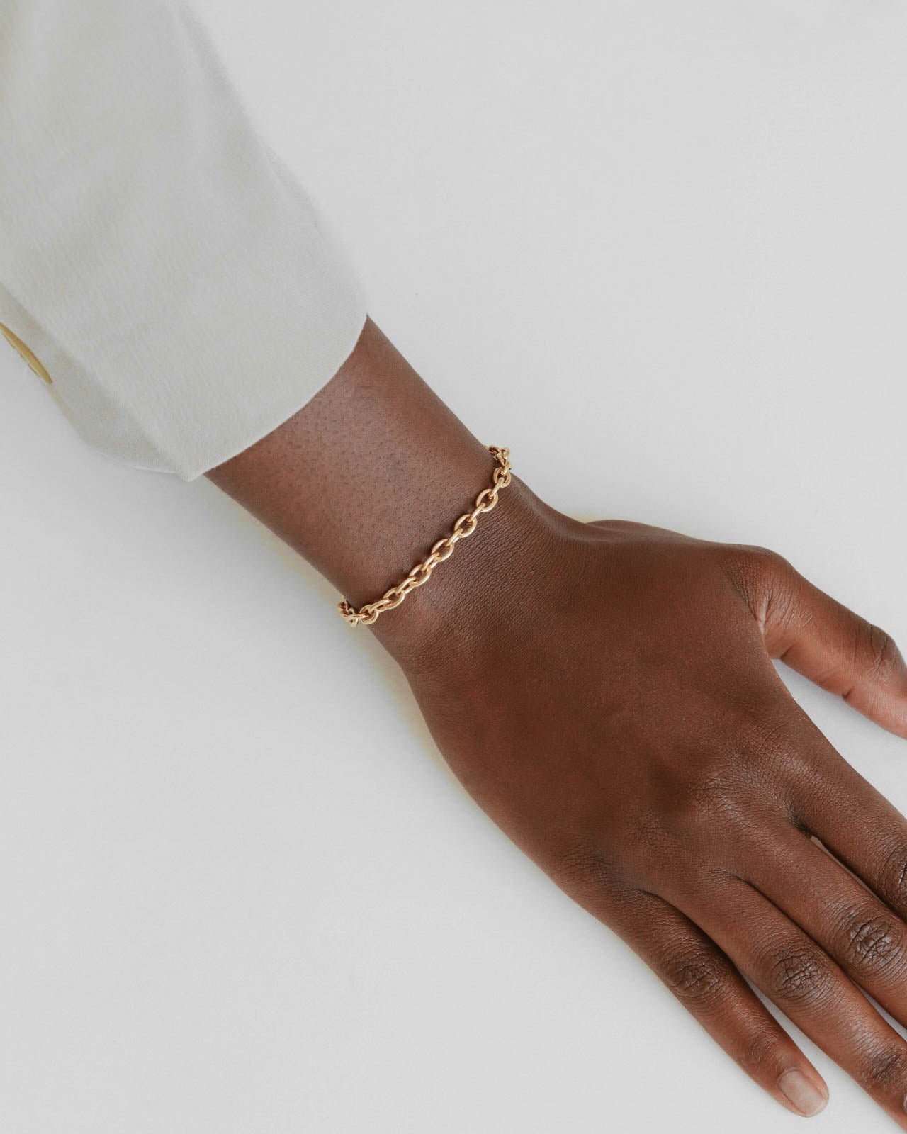 18K Gold Link Bracelet