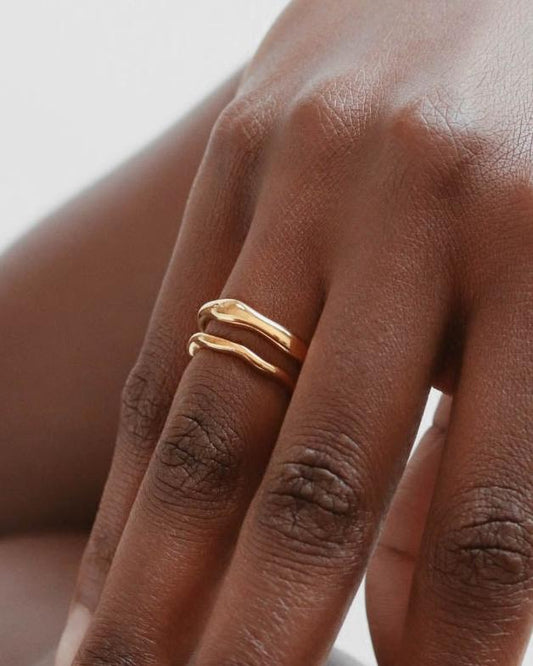 18K Gold Band Ring