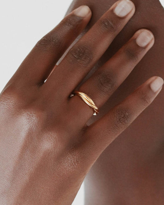 18K Gold Band Ring