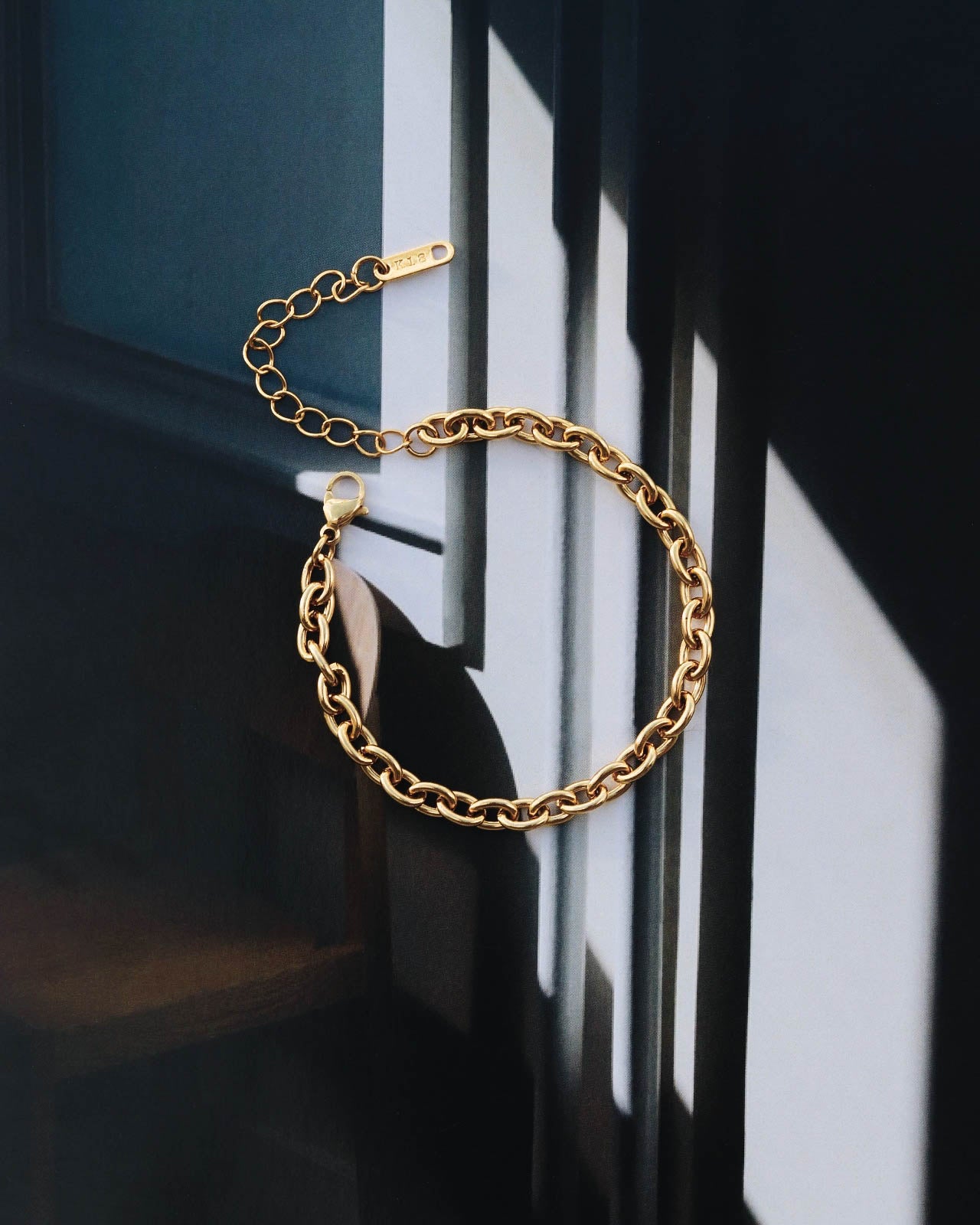 18K Gold Link Bracelet