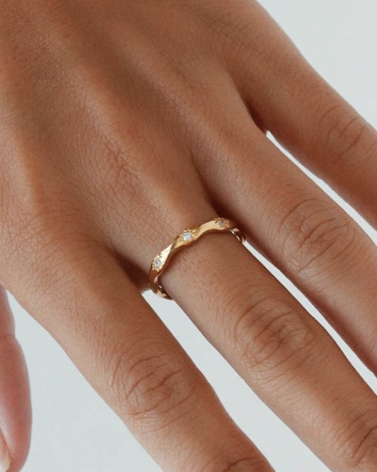 18K Gold Band Ring