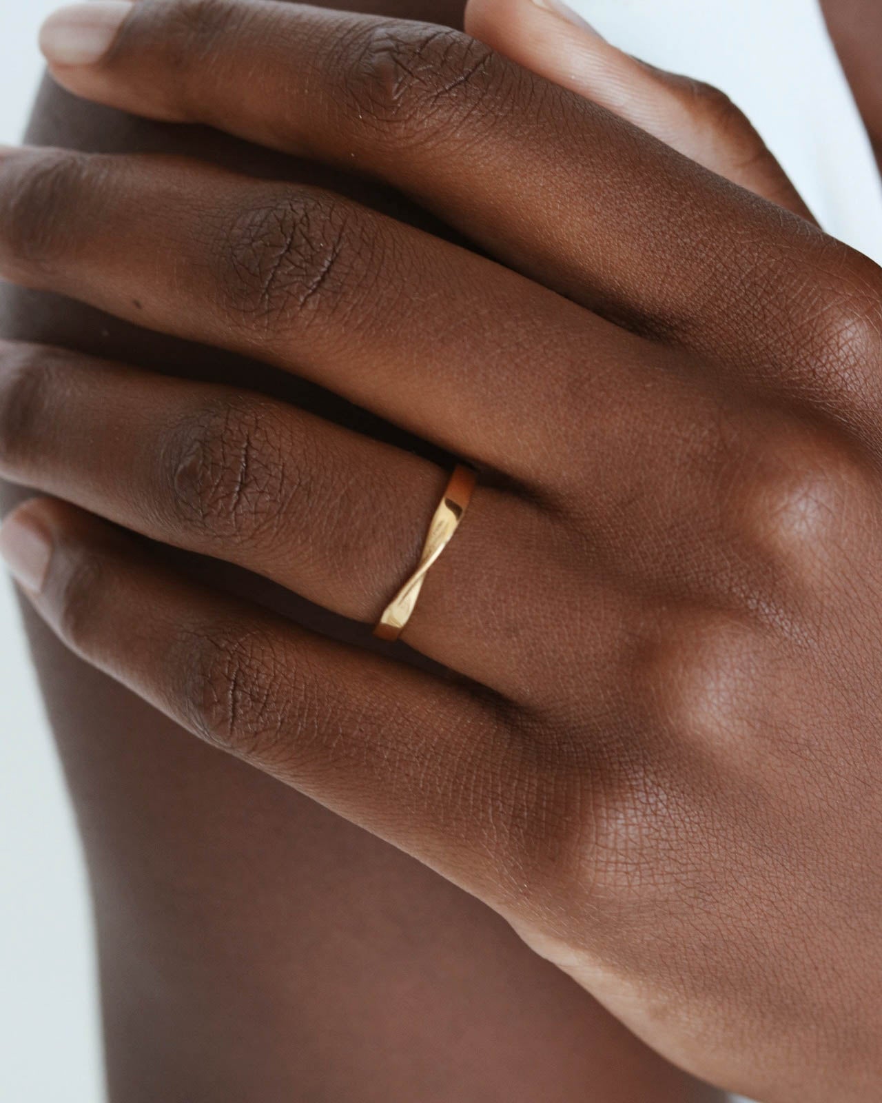 18K Gold Band Ring