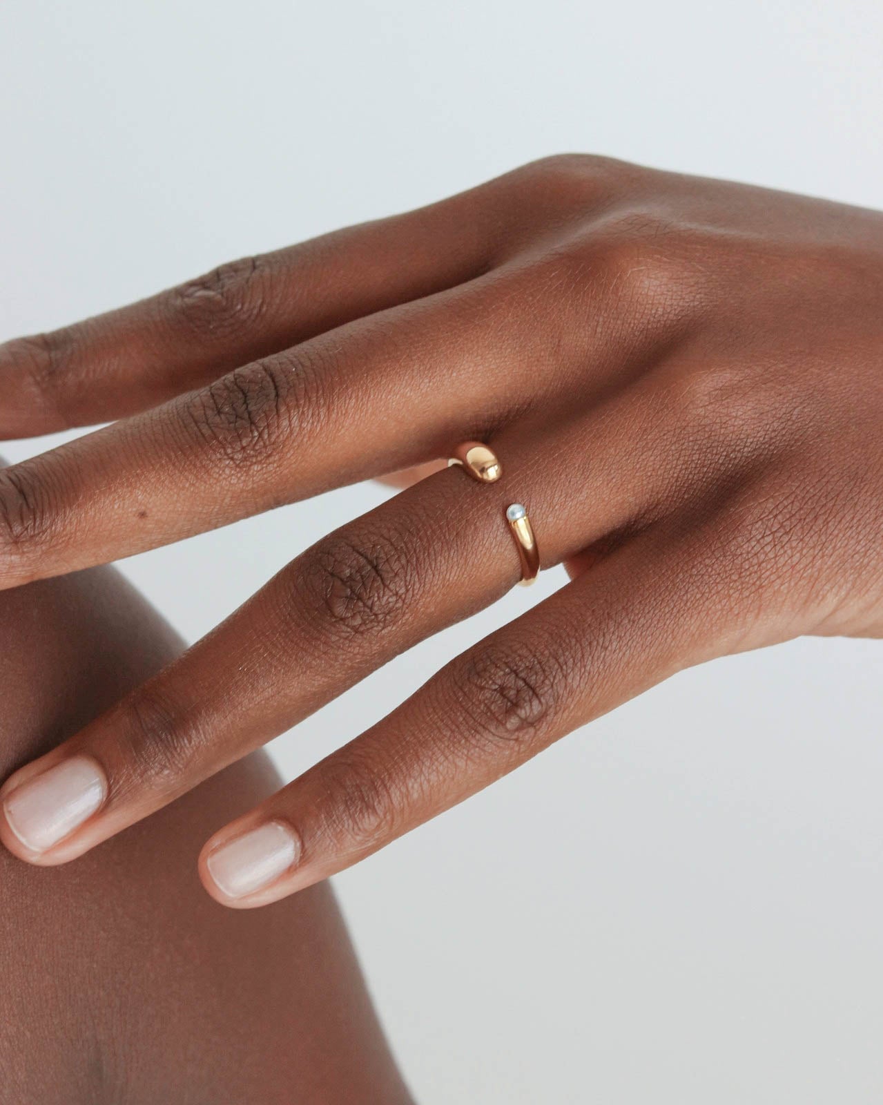 18K Gold Pearl Ring