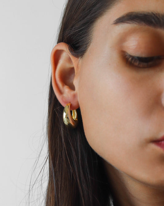 18K Gold Vermeil Nova Hoops