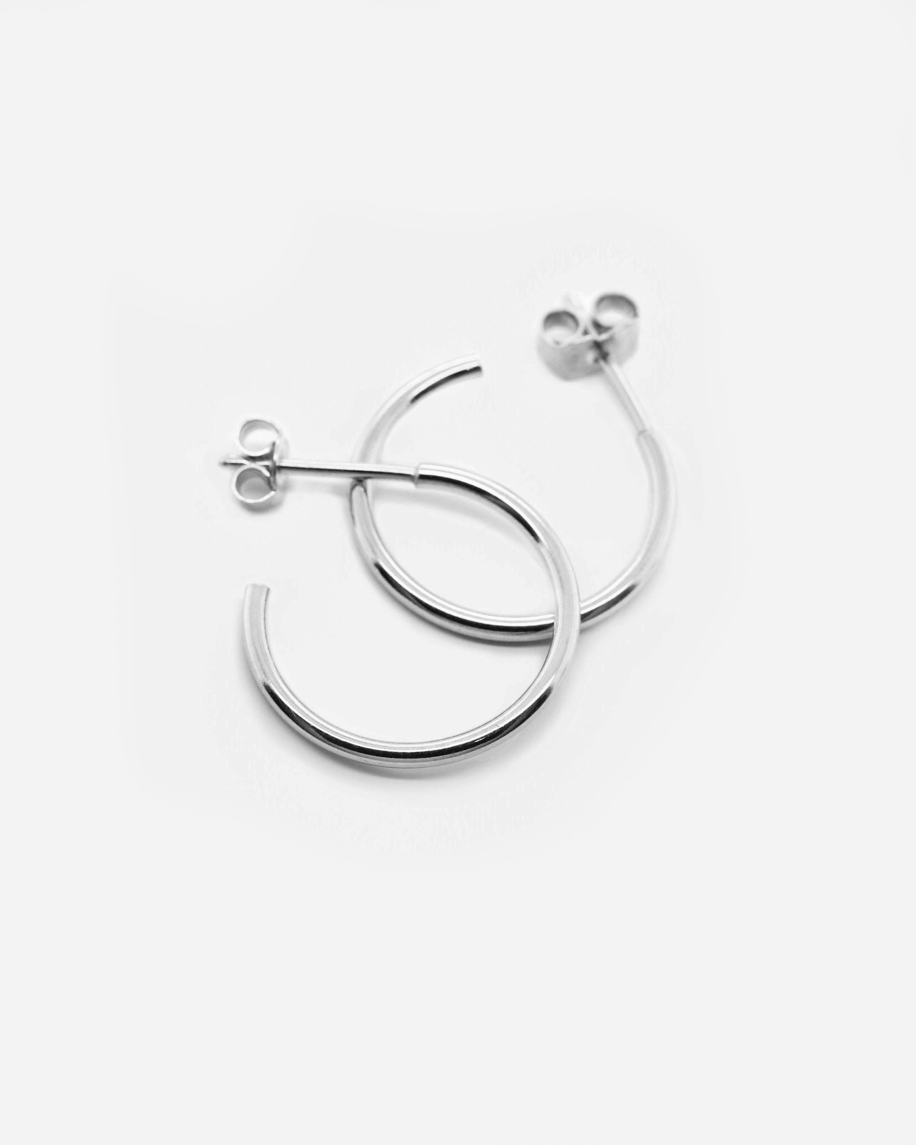 925 Silver - Classic Hoops