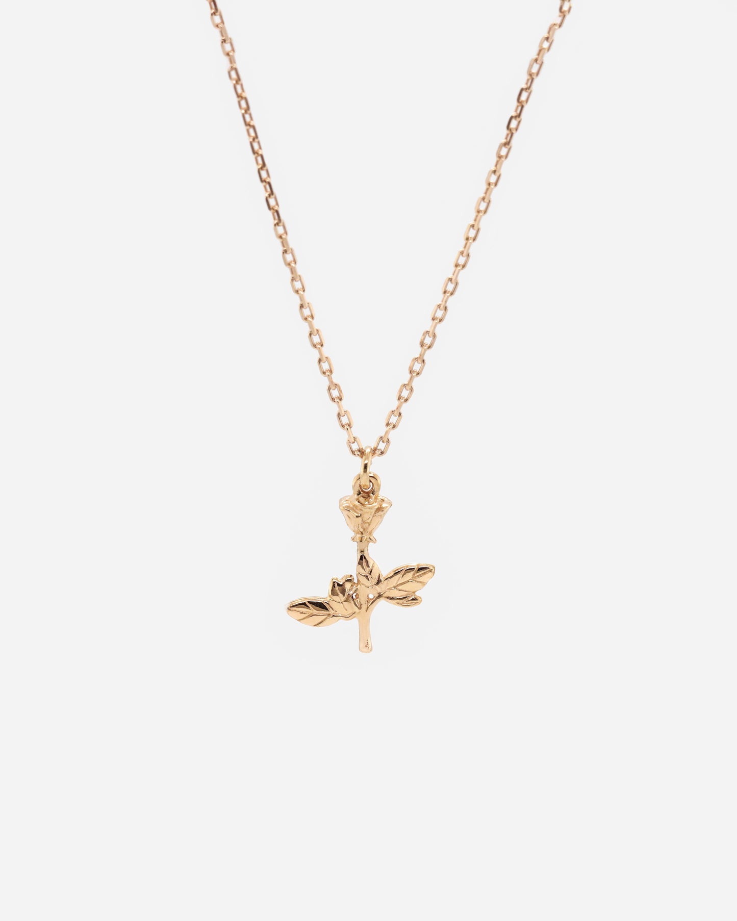 18K Vermeil Rose Necklace