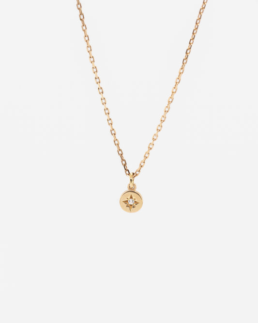 18K Vermeil Disc Necklace