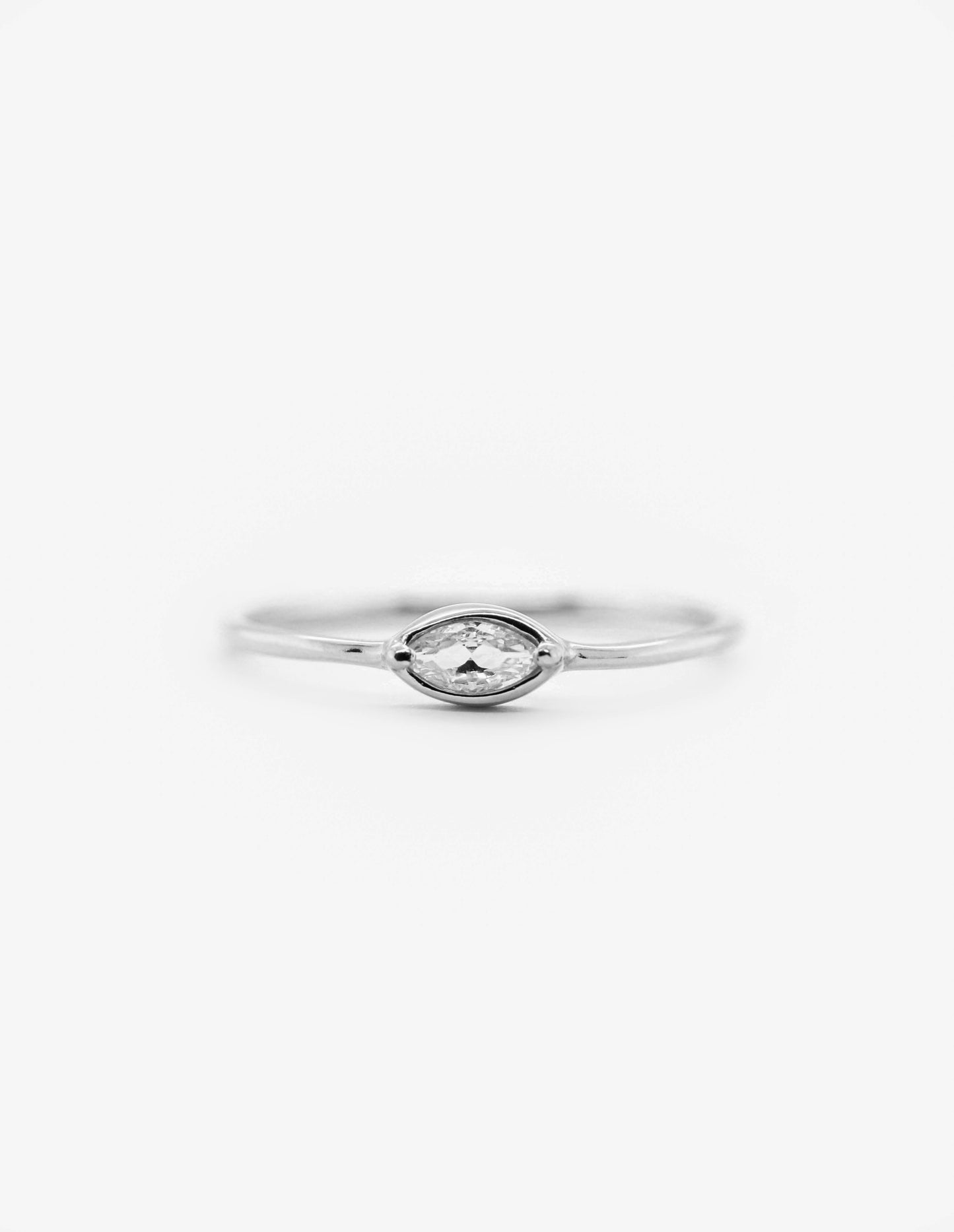 925 Silver - White CZ Ring