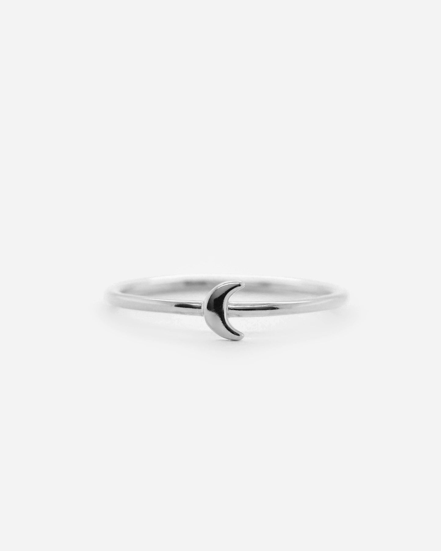 925 Silver Moon Ring