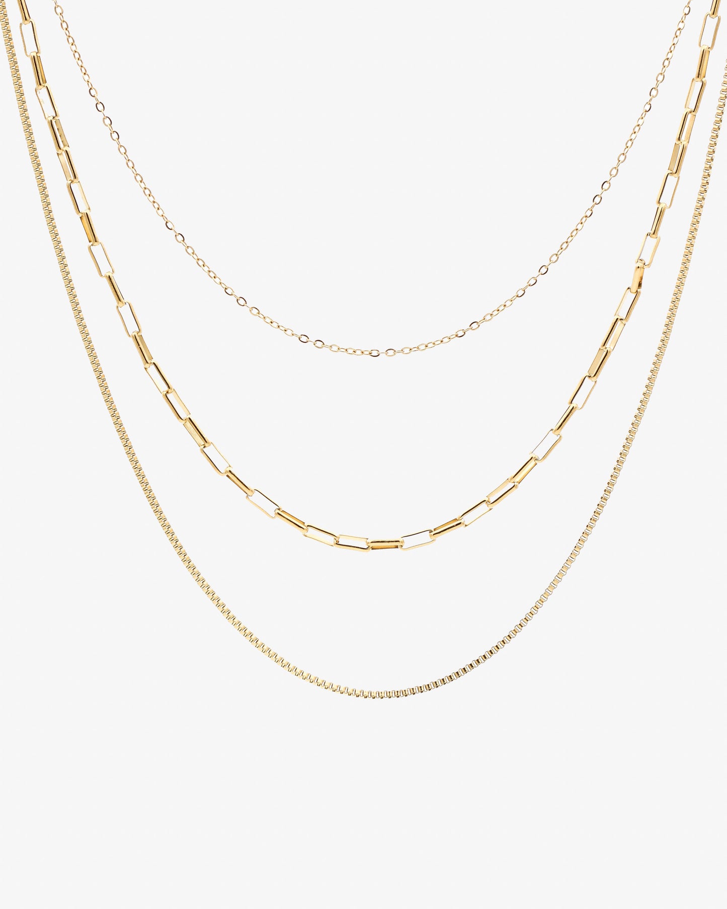 18k Gold Layered Necklace