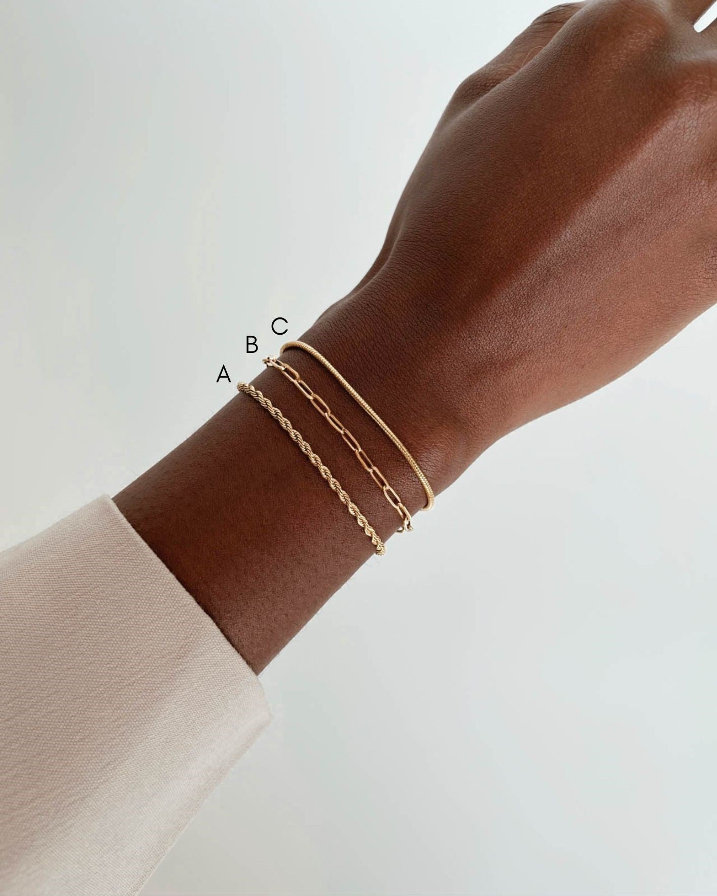 18K Gold Bracelets