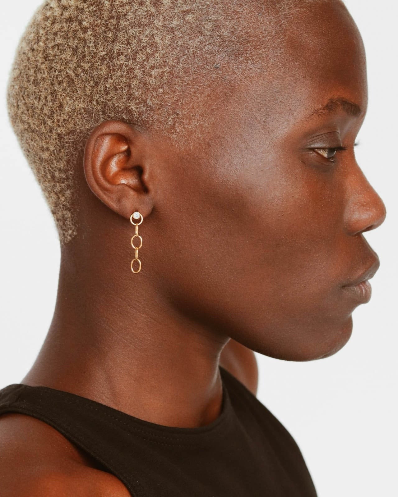18K Vermeil Chain Earrings