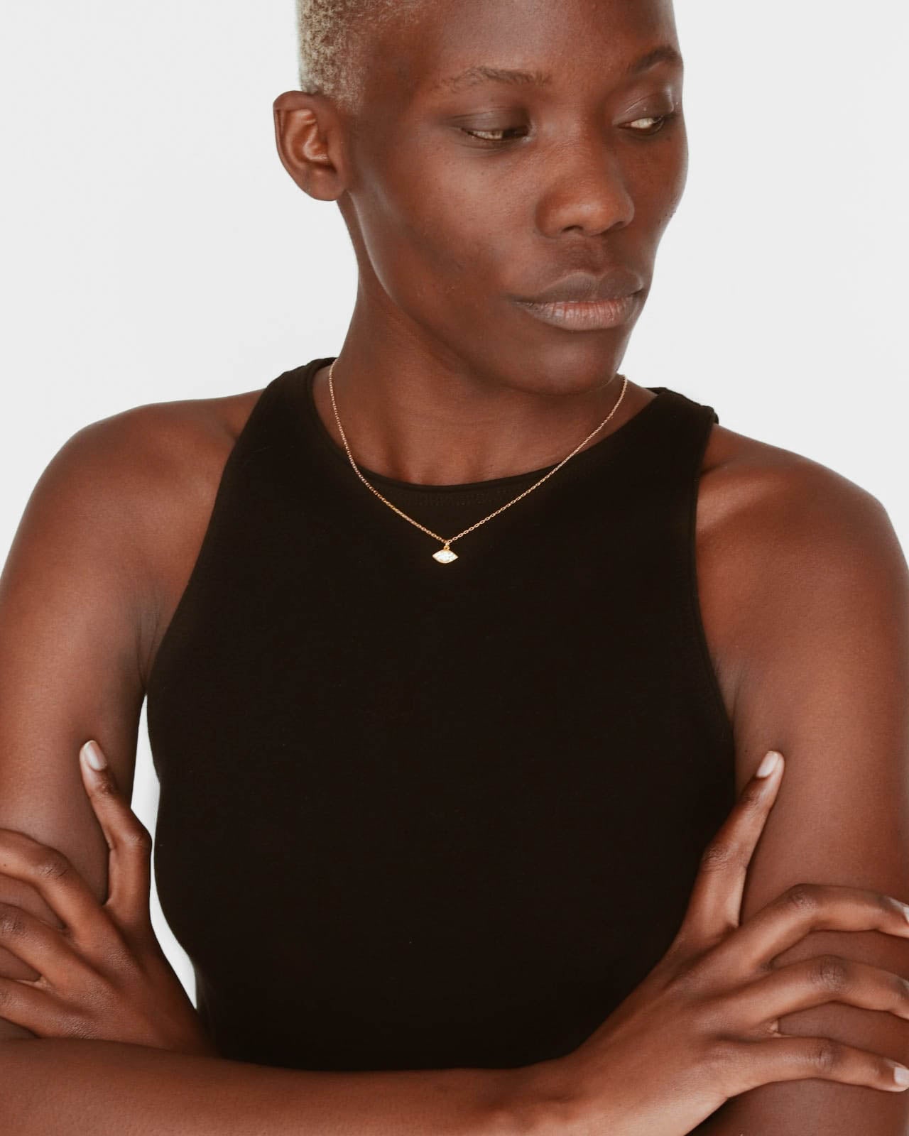 18K Vermeil Evil Eye Necklace
