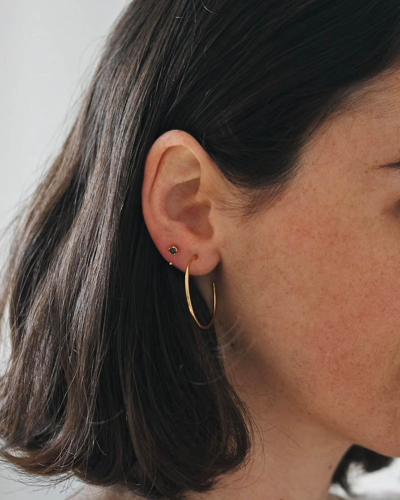 18K Vermeil Hoops