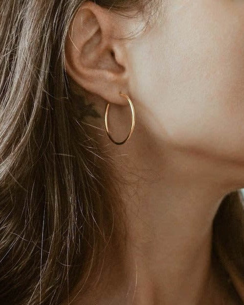 18K Vermeil Hoops