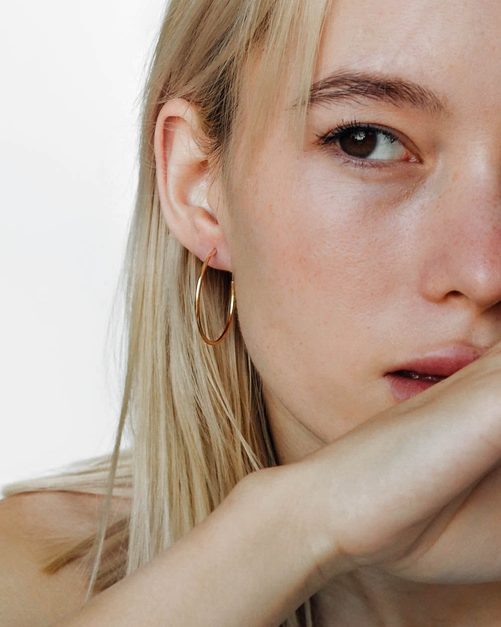 18K Vermeil Hoops