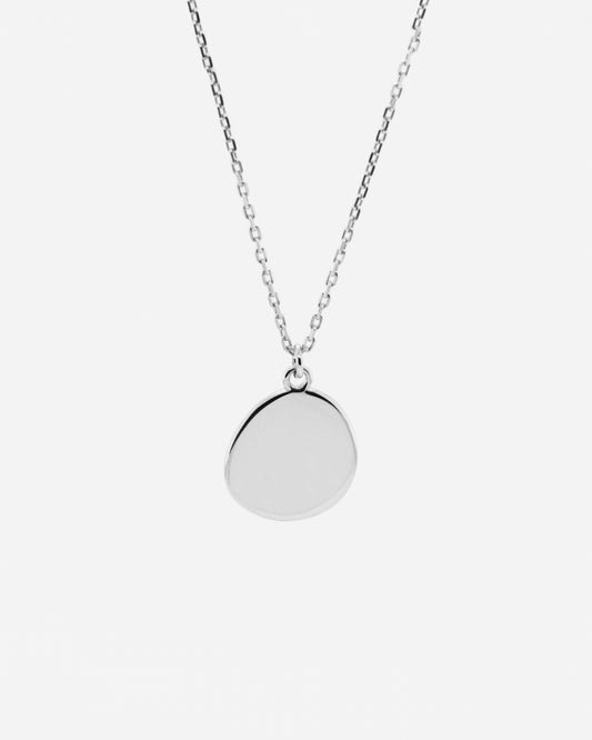 925 Silver Disc Necklace