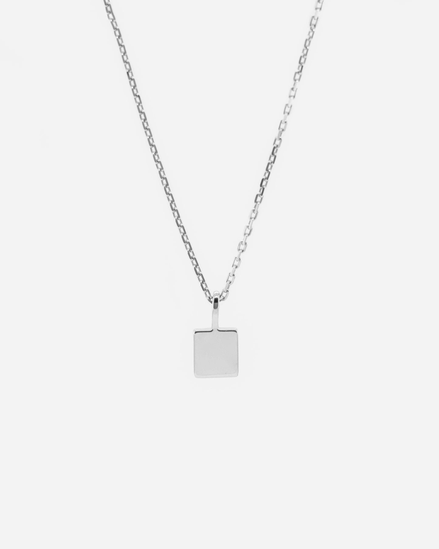925 Silver Square Necklace