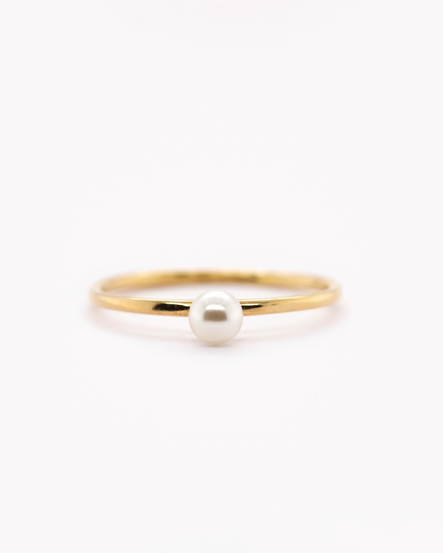 18K Vermeil Pearl Ring
